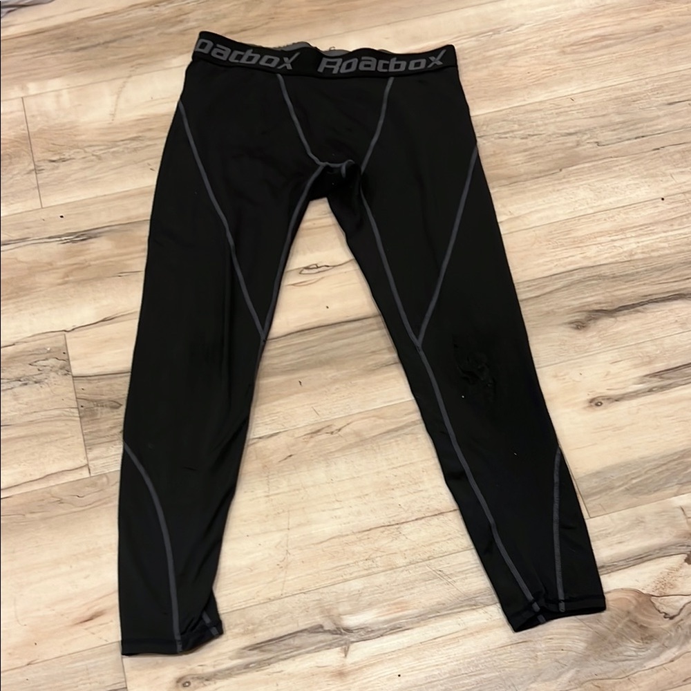 Men's Black compression pants leggings